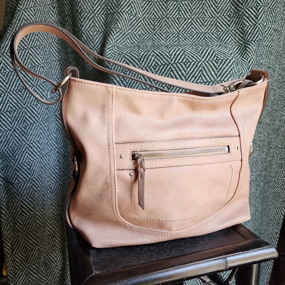 International Concepts Large Light Pink Purse